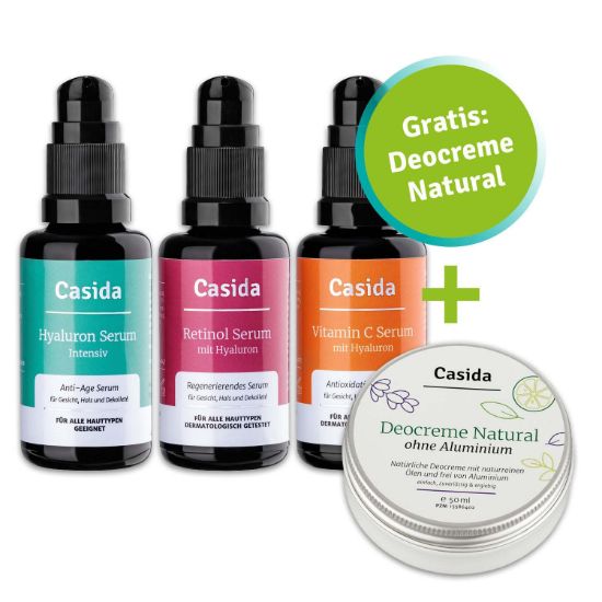 صورة Anti-Aging Serum Beauty Set + KOSTENLOSE Deocreme Natural